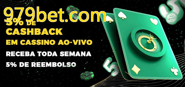 Promoções do cassino ao Vivo 979bet.com